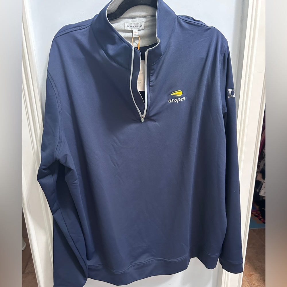 Peter Millar. US Open. IBM men’s navy pullover